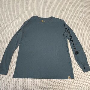 Blue carhartt long sleeve